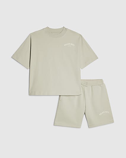 Boys Grey Palais Dept T-Shirt Set