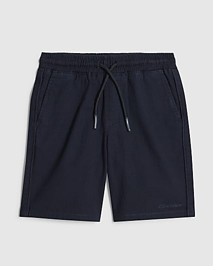 Boys Navy Pull On Shorts