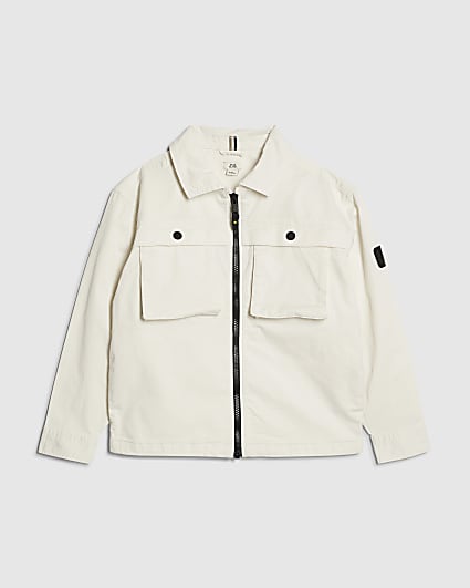 Boys White Shacket