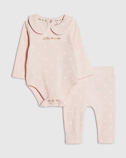 Baby Pink Little Princess Romper Set