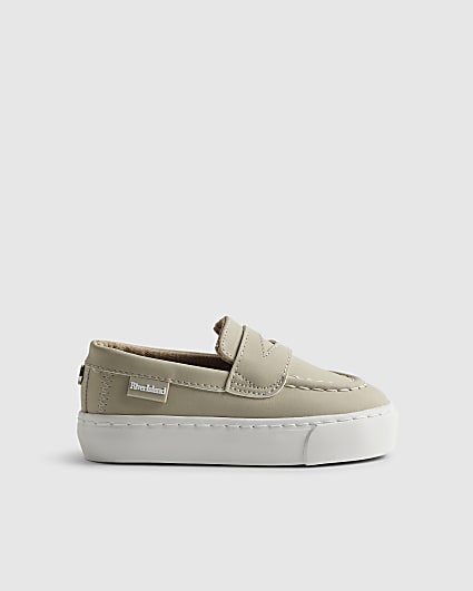 Mini Boys Beige Loafers