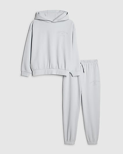 Boys Blue Essentialism Hoodie Joggers Set