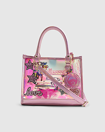 Girls Pink Year Zero Jelly Shopper Bag