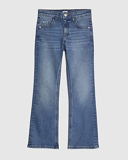 Girls Blue Flared Jeans