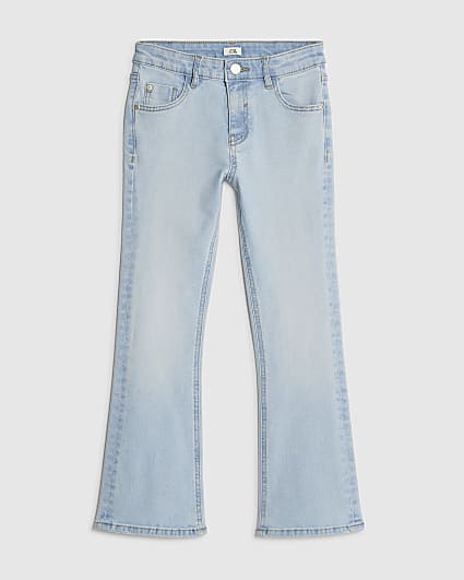 Girls Blue Flared Jeans