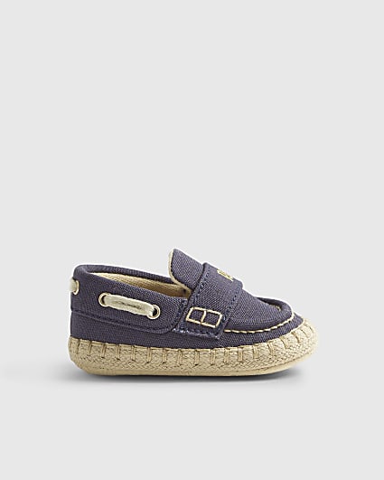 Baby Boys Blue Espadrille Loafers