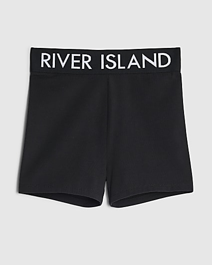 Girls Black Cycle Shorts