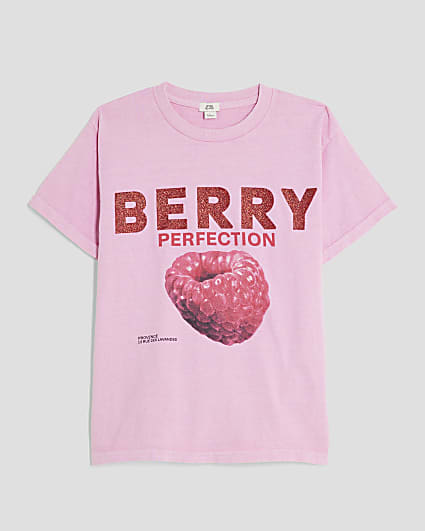 Girls Pink Berry T-Shirt