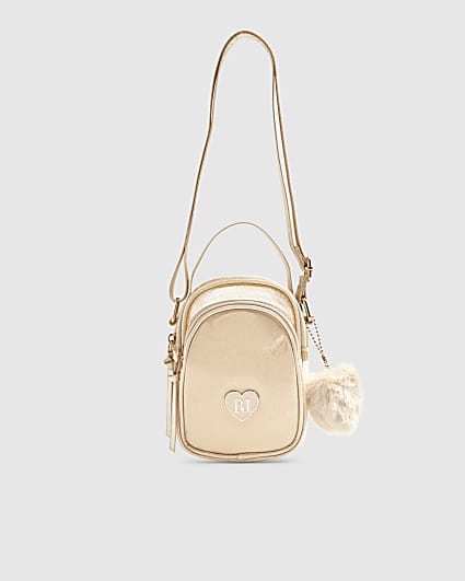 Girls Gold Cross Body Bag