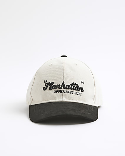 Boys Cream Manhattan Baseball Cap