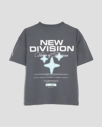 Boys Grey New Division T-Shirt