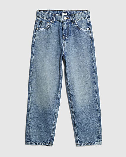 Boys Blue Loose Fit Palais Patch Jeans