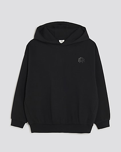 Boys Black RI Hoodie
