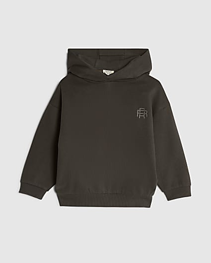 Mini Boys Khaki RR Hoodie