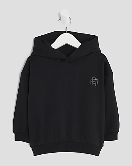 Mini Boys Black RI Hoodie