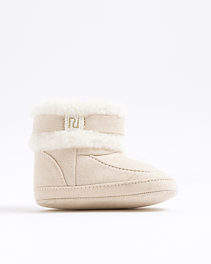 Baby Cream Bear Boots