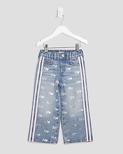 Mini Girls Wide Leg RI Jeans