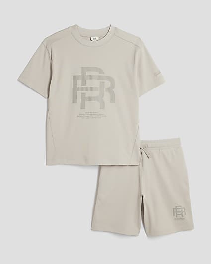 Boys Stone RR T-Shirt And Shorts Set