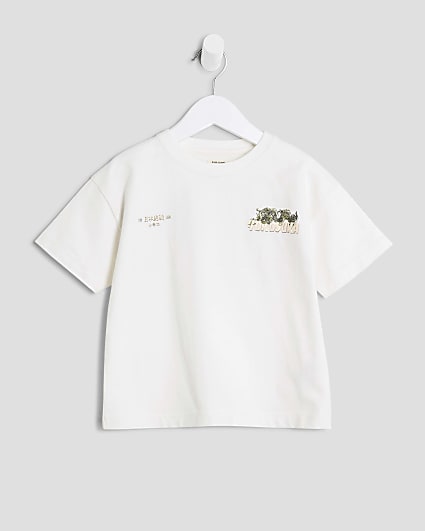 Mini Boys Ecru Yokosuku Japanese T-Shirt