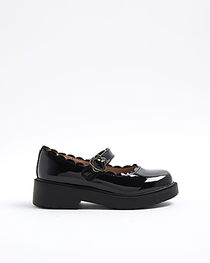Mini Girls Black Mary Jane Shoes
