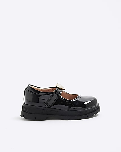 Mini Girls Black Mary Jane Shoes