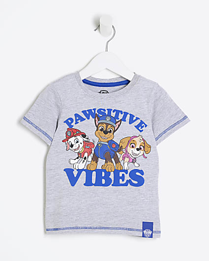 Mini Boys Grey Paw Patrol T-Shirt