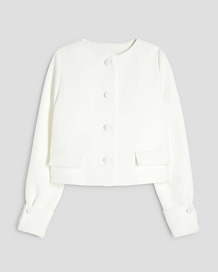 Girls White Jacket