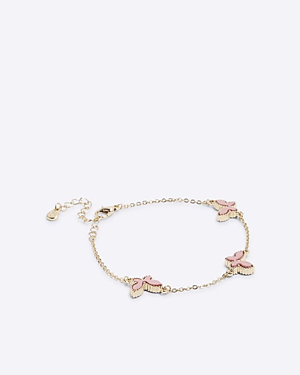 Pink Butterfly Bracelet