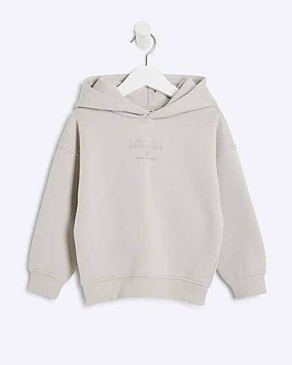 Mini Boys Beige Palais Essentials Hoodie