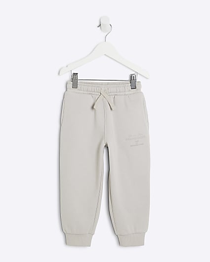 Mini Boys Beige Palais Essentials Joggers