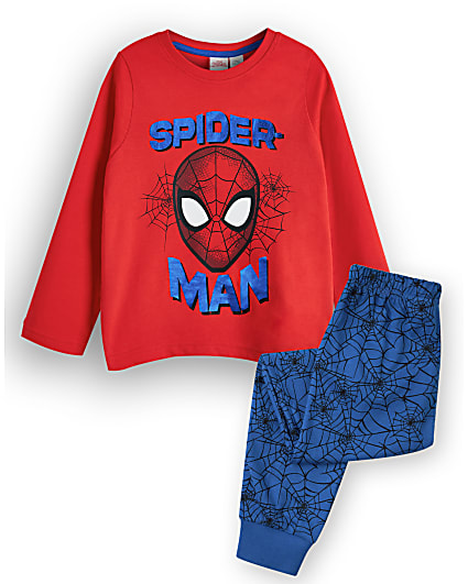 Red Spiderman Pyjama Top Set