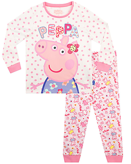 Mini White Peppa Pig Pyjamas