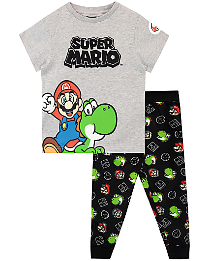 Grey Super Mario Pyjamas set