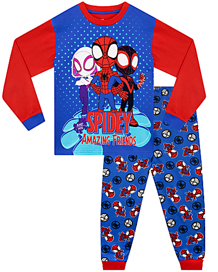 Blue Spidey and Friends Pyjama Set