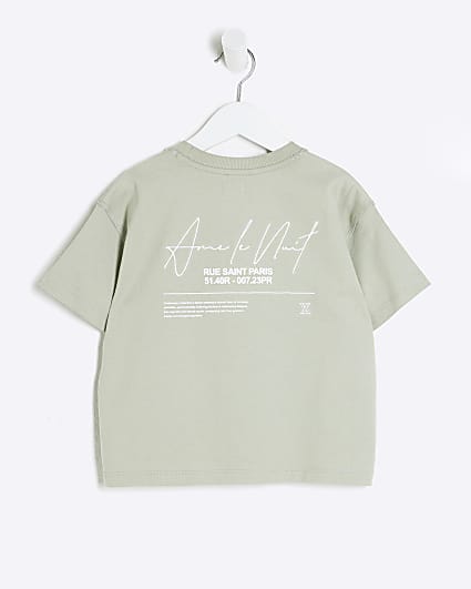 Mini Boys Green Ame Le Nuit T-Shirt