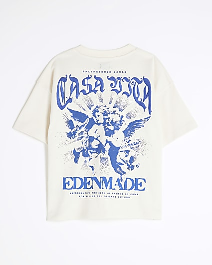 Boys White Casa Gothic T-Shirt