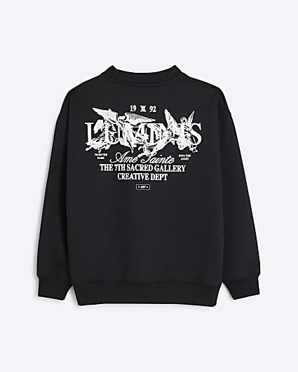 Boys Black Gothic Luminis Sweatshirt