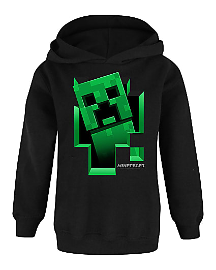 Black Minecraft Creeper Hoodie