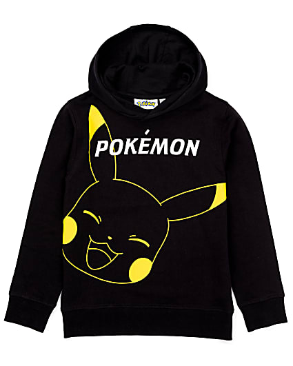 Black VU Pokemon Pikachu Hoodie