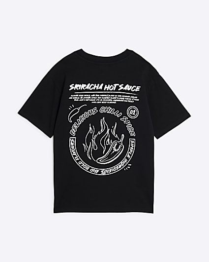 Boys Black Chilli Graphic T-shirt