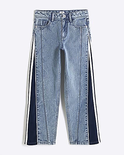 Girls Blue Denim Hybrid Straight Jeans