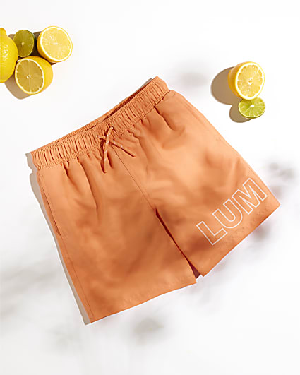 Boys Orange Luminis Swim Shorts