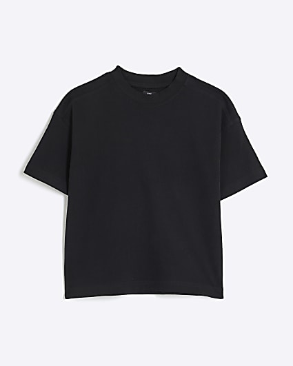 Boys Black RI Studio Oversized T-Shirt