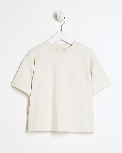 Mini Boys White Oversized T-Shirt