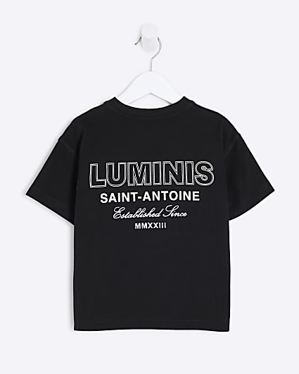 Mini Boys Black Luminis T-Shirt