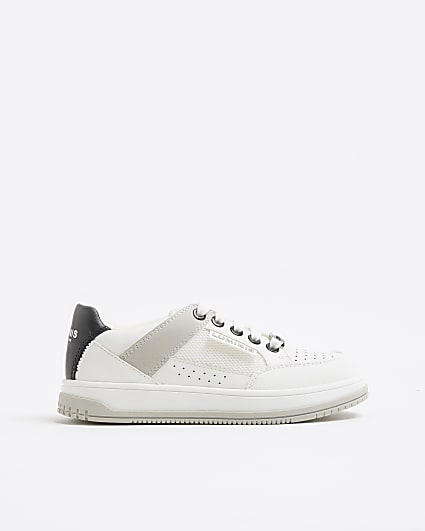 Boys White Luminis Mesh Trainers