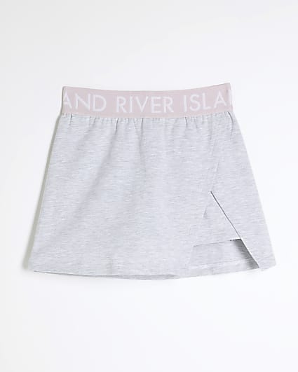 Girls Pink RI Waistband Skort