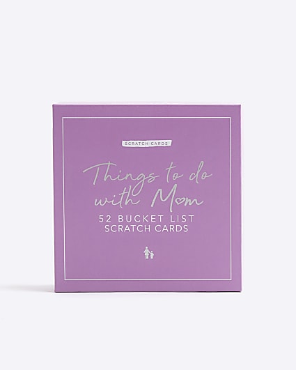 Purple Mum Bucket List Cards