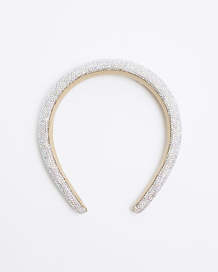 Silver Rhinestone Headband