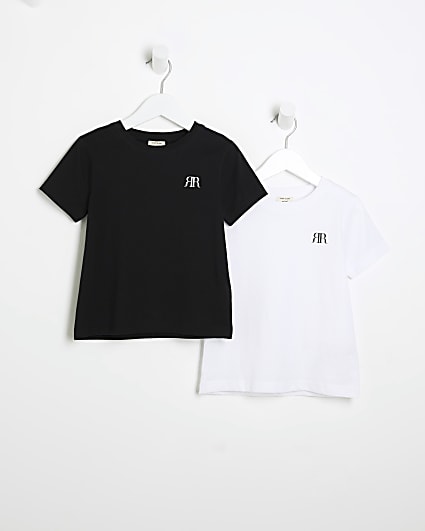 Mini white Ri t-shirt 2 pack